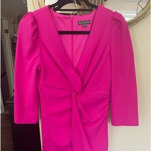Julia Jordan Hot Pink Dress - NWT - size 6 - 3/4 length sleeves